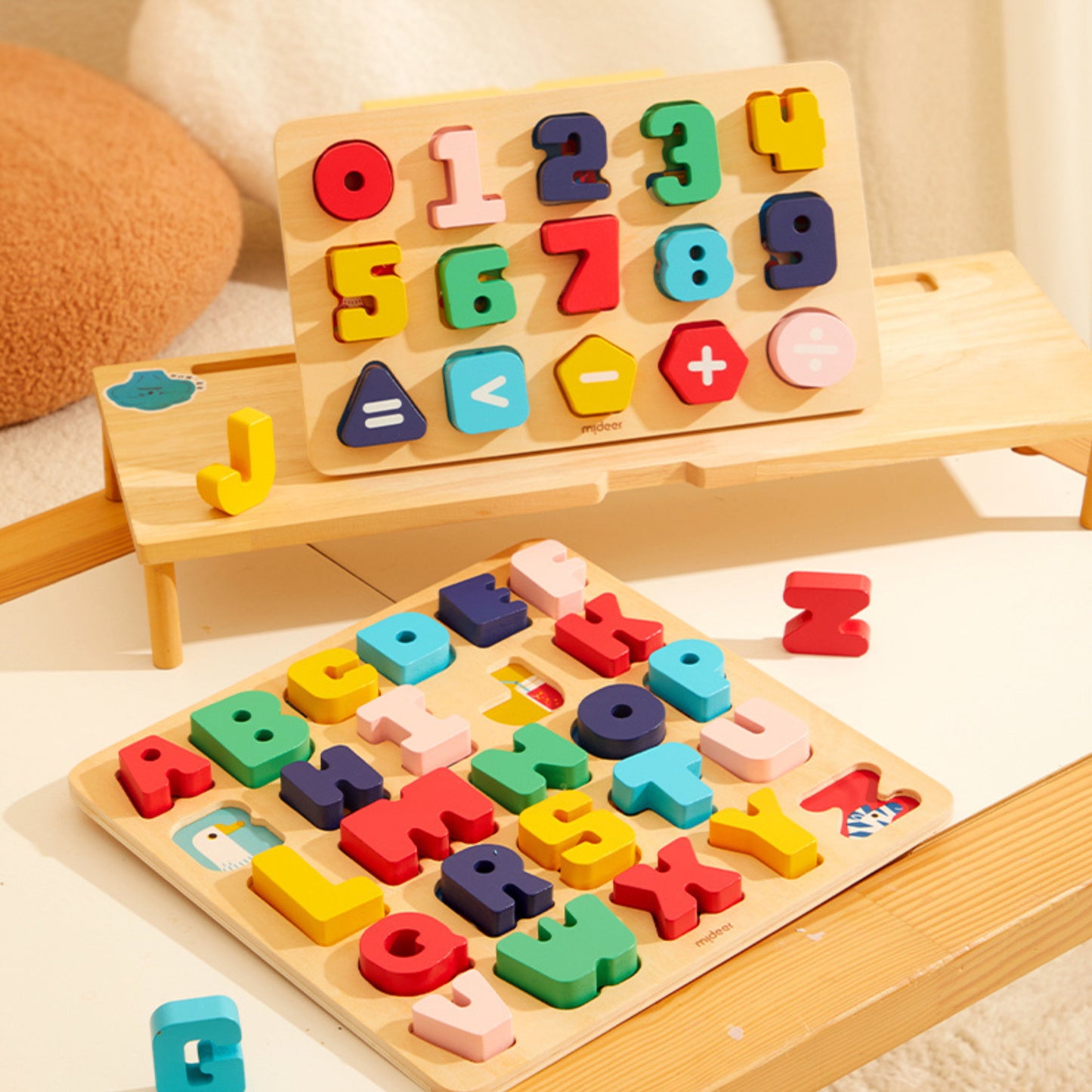 Mideer Wooden Puzzle - Let's Learn Numbers by Toytinkr