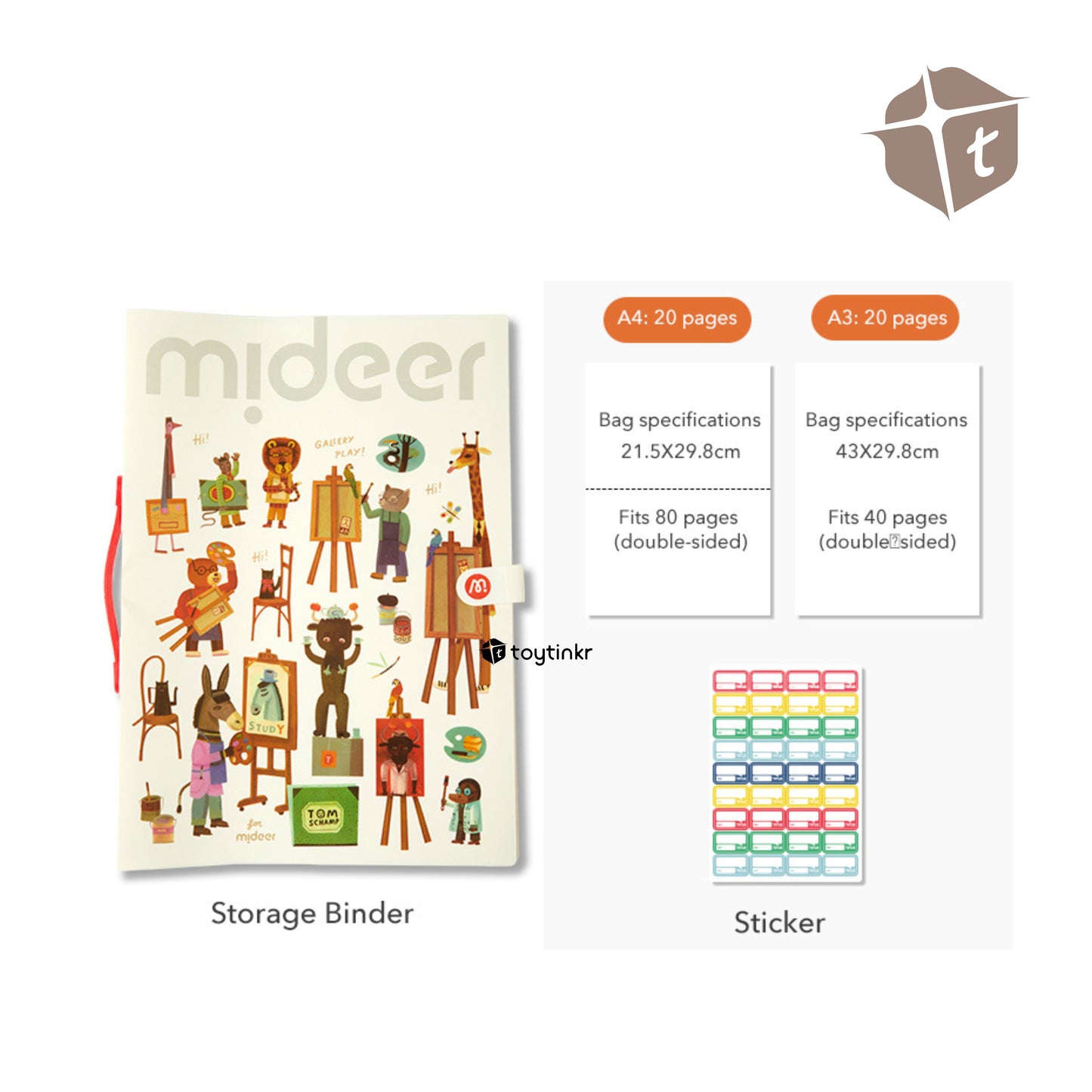 Mideer Colorful Creations Gallery by Toytinkr