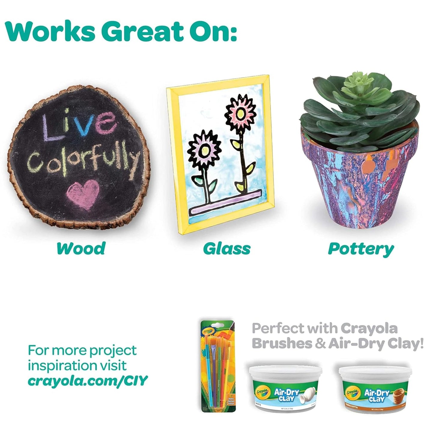 Crayola Acrylic Paint 6 Colors by Toytinkr
