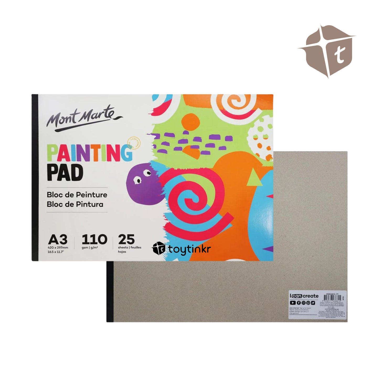Mont Marte Painting Pad (A3) by Toytinkr