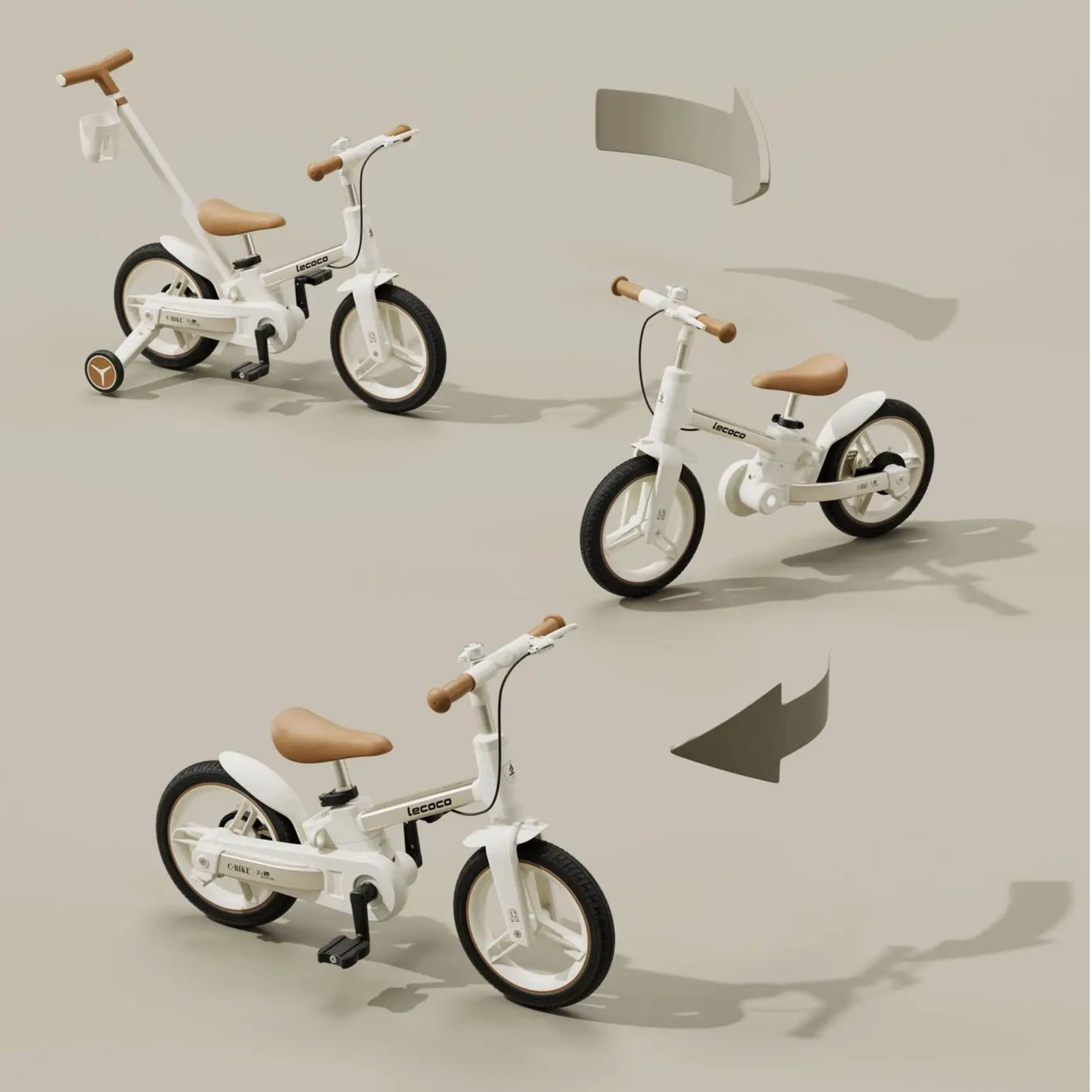 Lecoco X3PLUS Multi-Functional Bicycle by Toytinkr