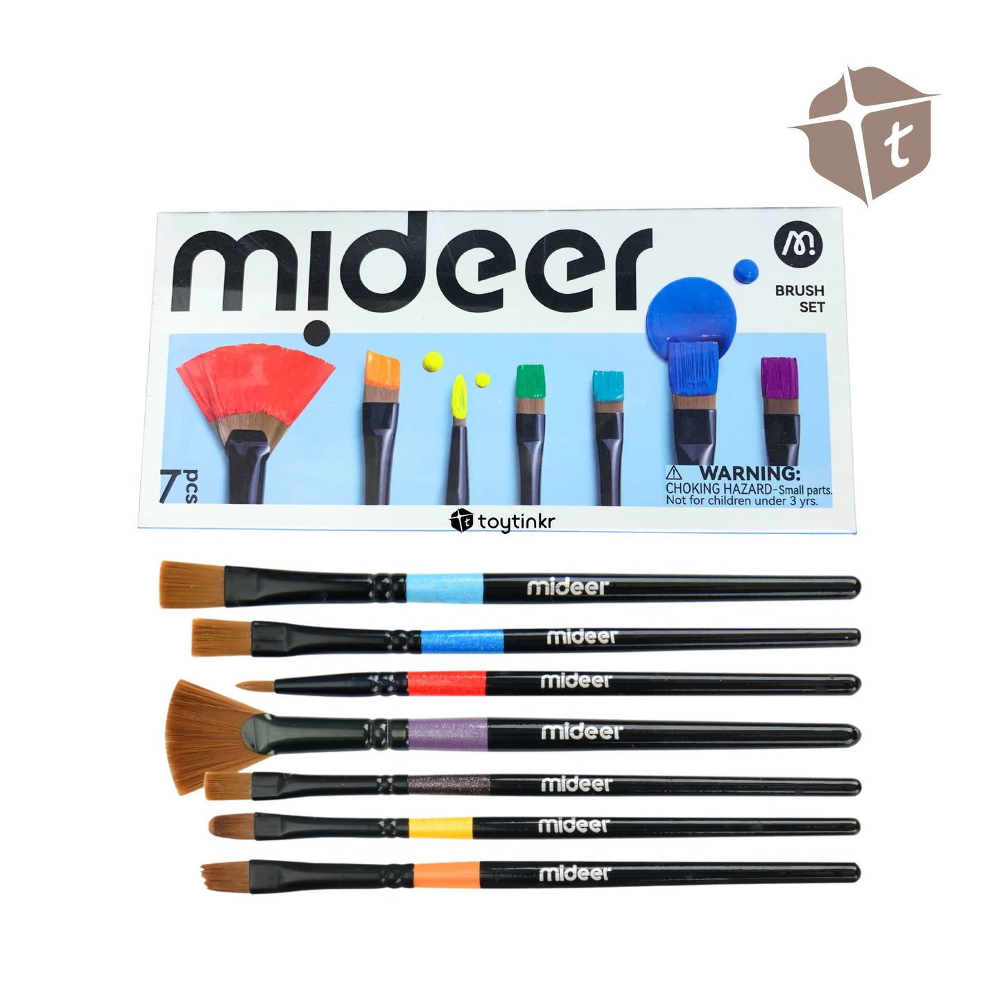 Mideer Finger Paint Brush Set by Toytinkr