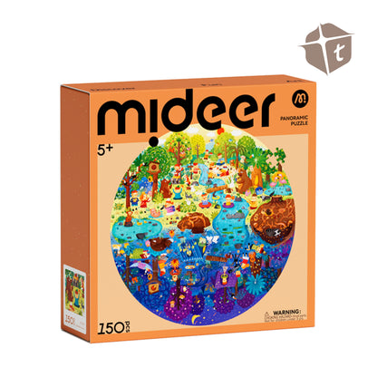 Mideer Panoramic Puzzle - Day in the Forest by Toytinkr
