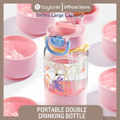 Mideer Portable Double Drinking Bottle by Toytinkr