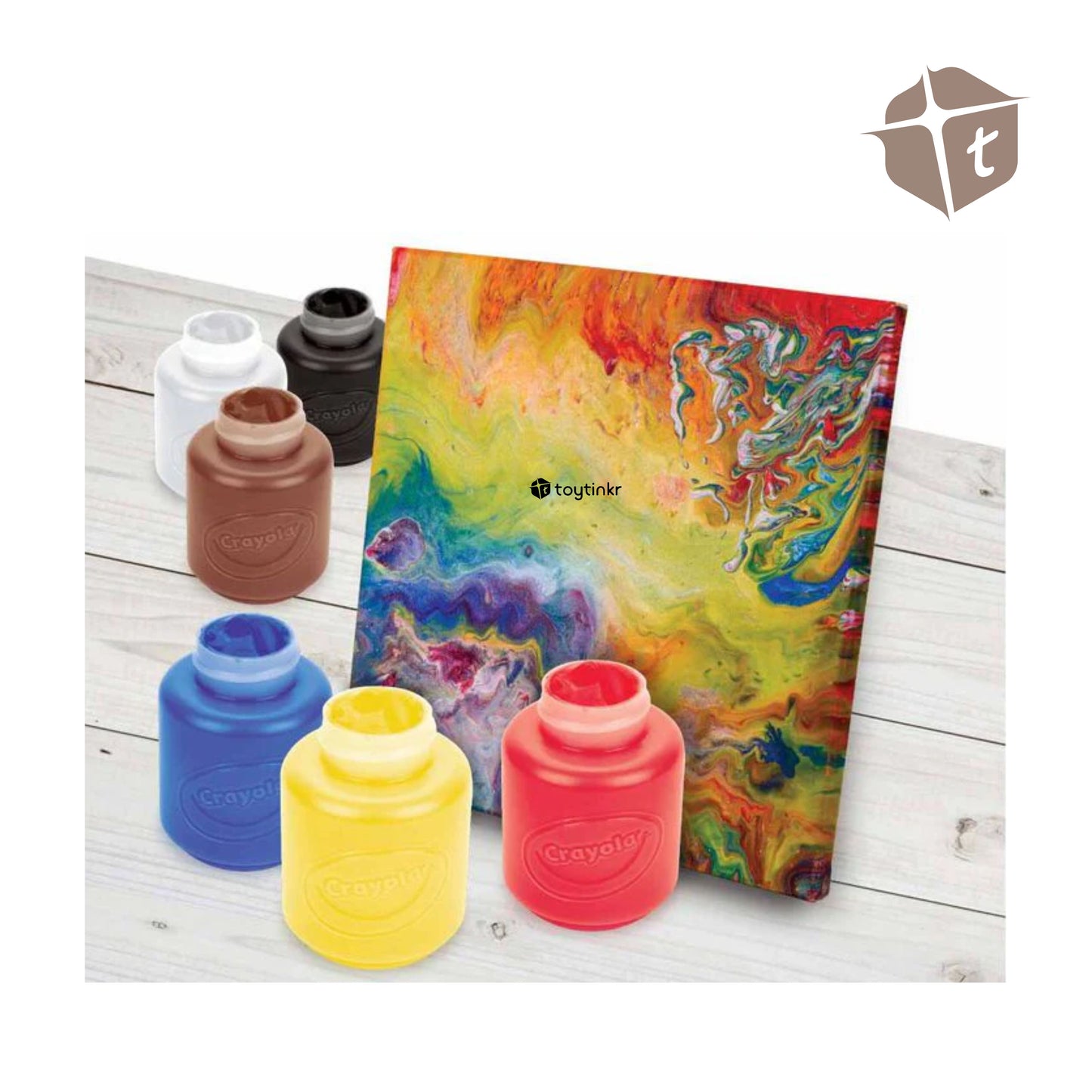 Crayola Acrylic Paint 6 Colors by Toytinkr