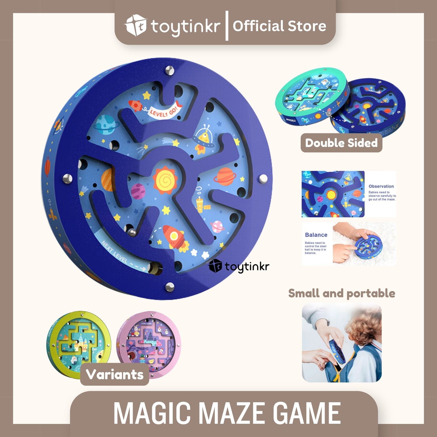 Mideer Magic Maze Game by Toytinkr