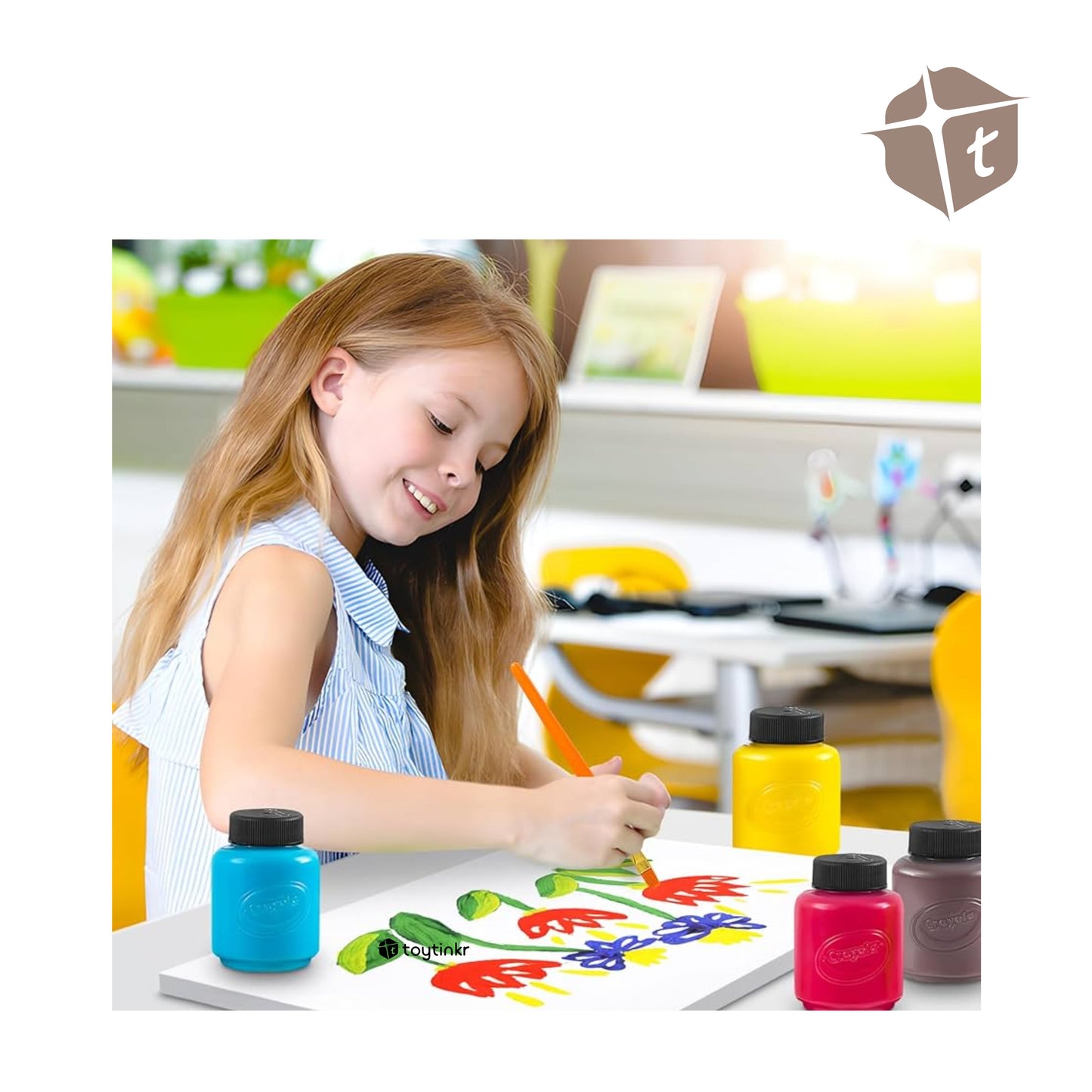 Crayola Acrylic Paint 6 Colors by Toytinkr