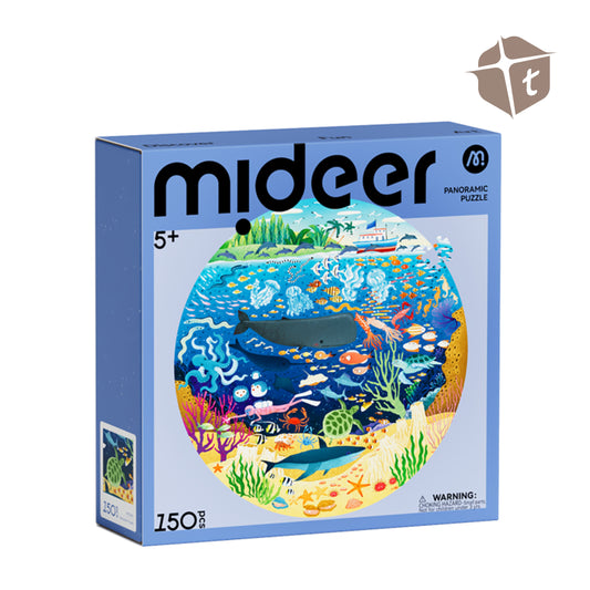 Mideer Panoramic Puzzle - Ocean World by Toytinkr
