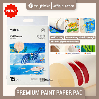 Mideer Premium Paint Paper Pad by Toytinkr
