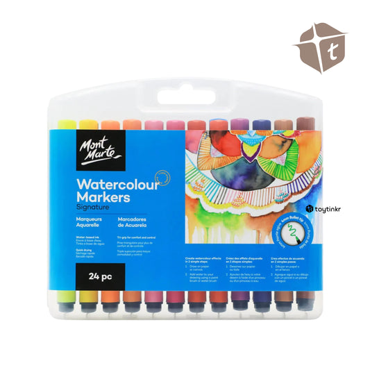 Mont Marte Watercolour Markers 24 Color by Toytinkr