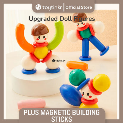 Mideer Plus Building Magnetic Sticks by Toytinkr