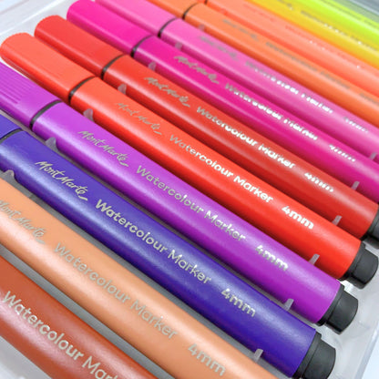 Mont Marte Watercolour Markers 24 Color by Toytinkr