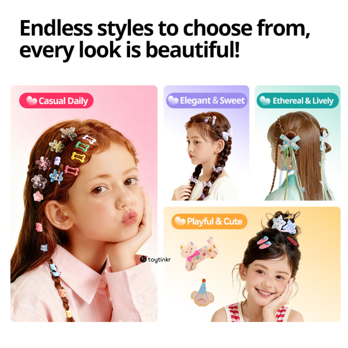 Mideer Hair Clips Gift Box - Starlit Charms by Toytinkr