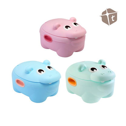 Cute Hippo Potty - Blue by Toytinkr