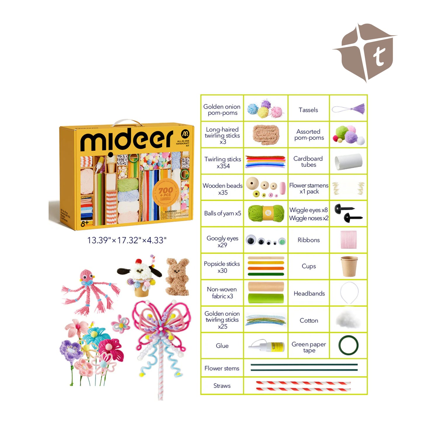 Mideer 700pcs All in One Handicraft Kit by Toytinkr