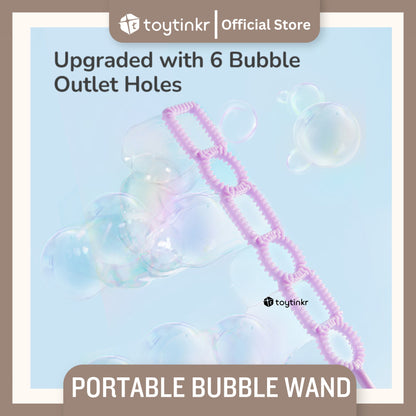 Mideer Portable Bubble Wand by Toytinkr