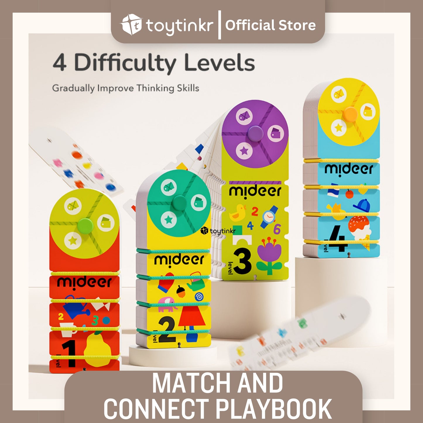 Mideer Match and Connect Playbook by Toytinkr