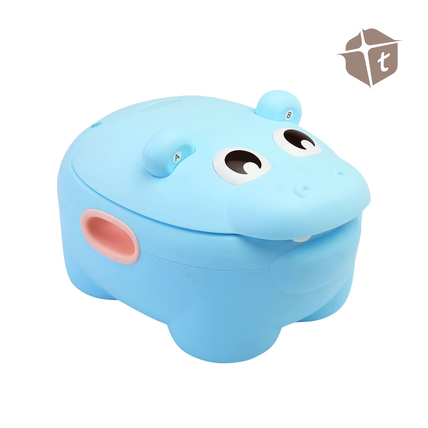 Cute Hippo Potty - Blue by Toytinkr