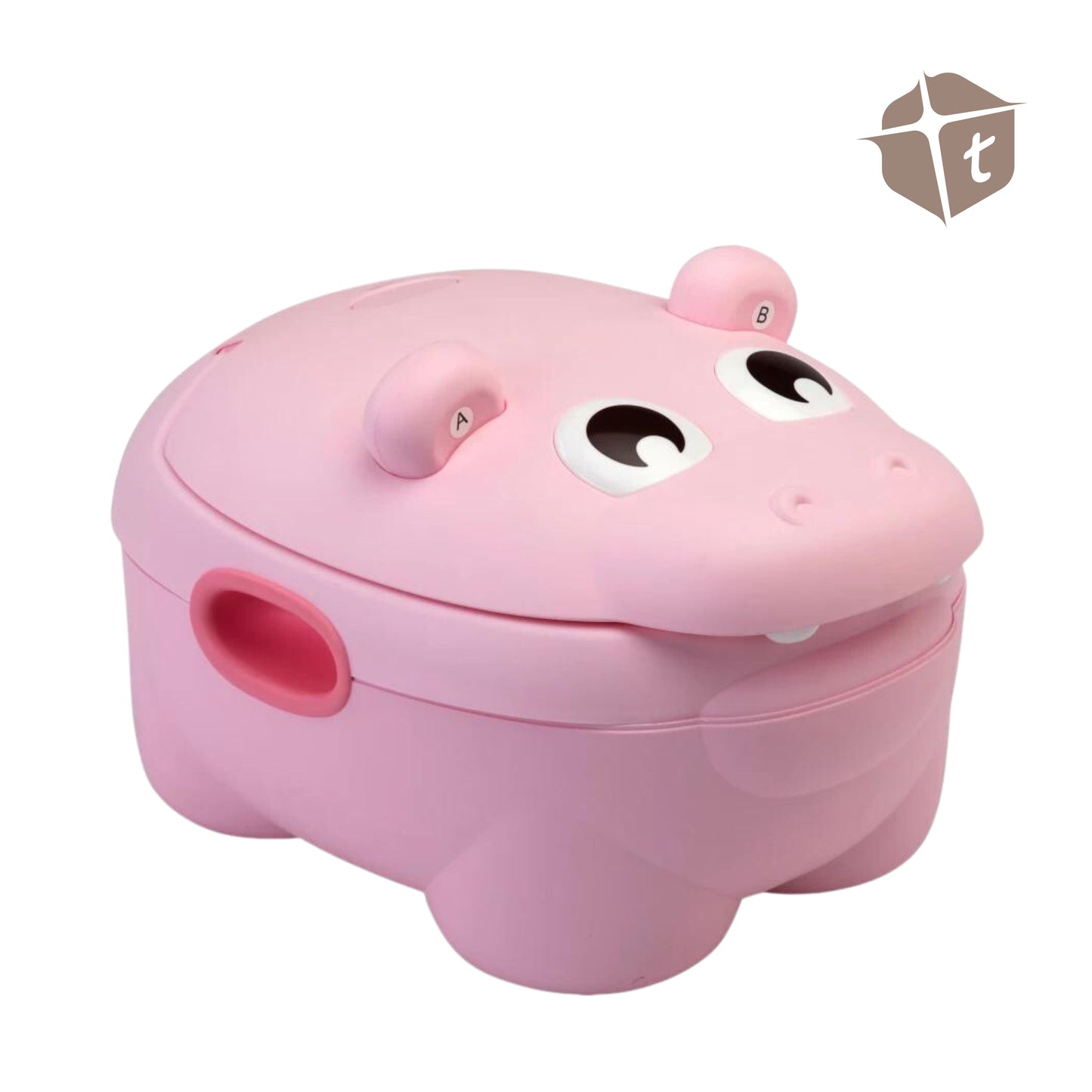 Cute Hippo Potty - Pink by Toytinkr