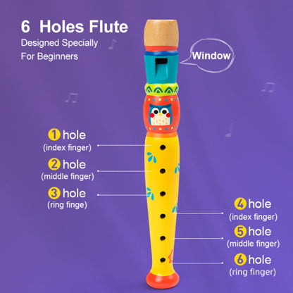 Mideer Wooden Flute for Kids by Toytinkr