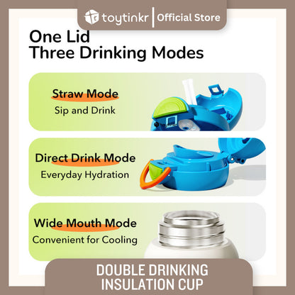 Mideer Double Drinking Insulation Cup by Toytinkr