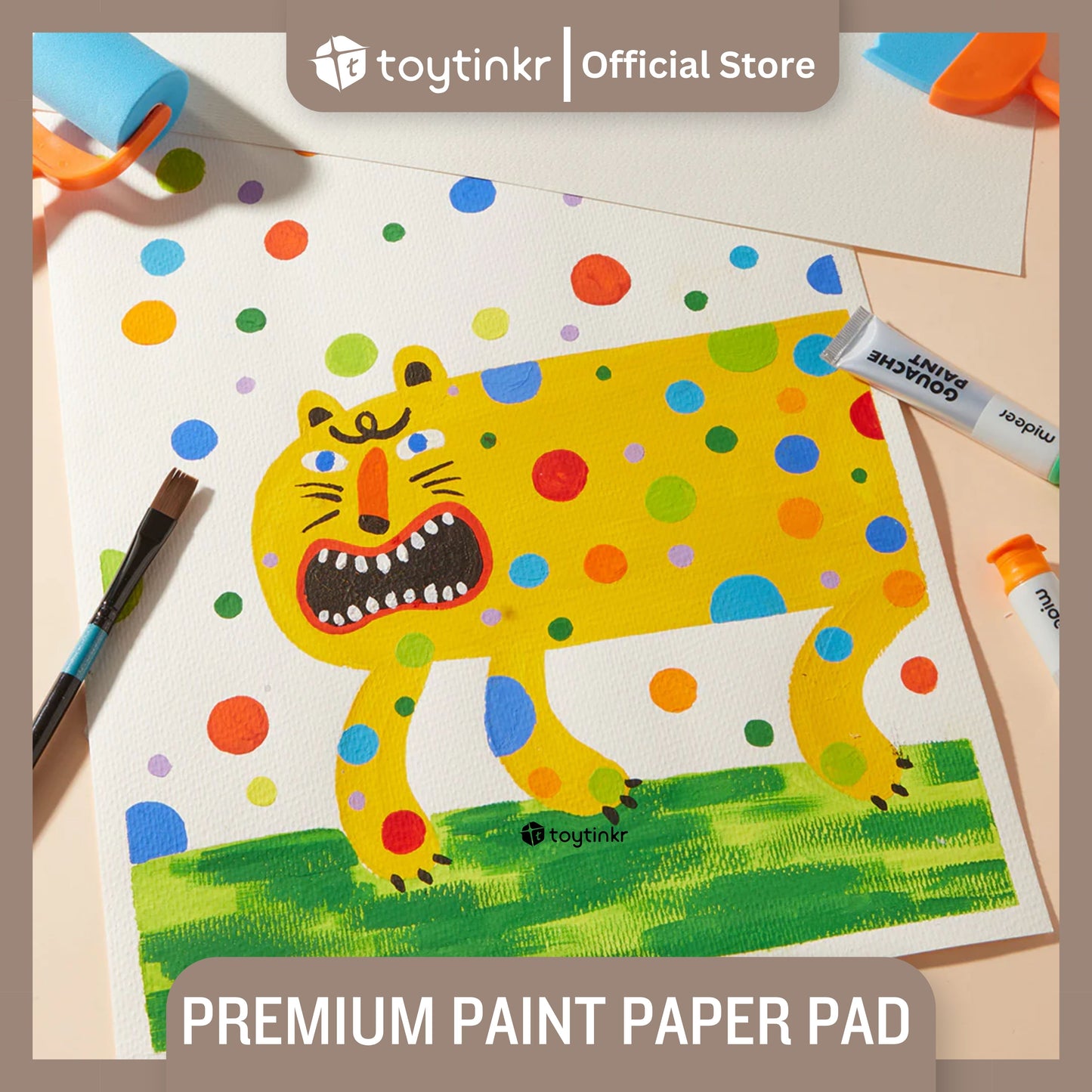 Mideer Premium Paint Paper Pad by Toytinkr