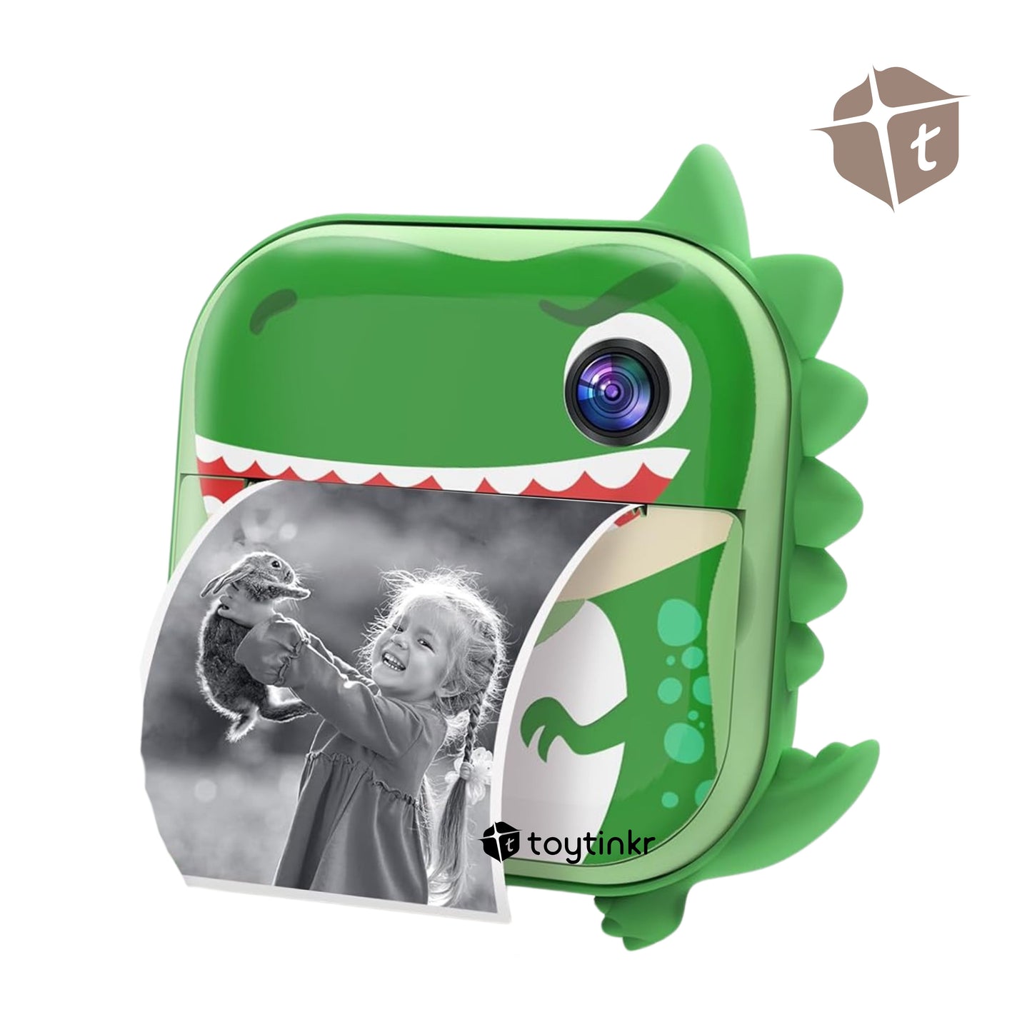 Printing Camera - Green Dino by Toytinkr