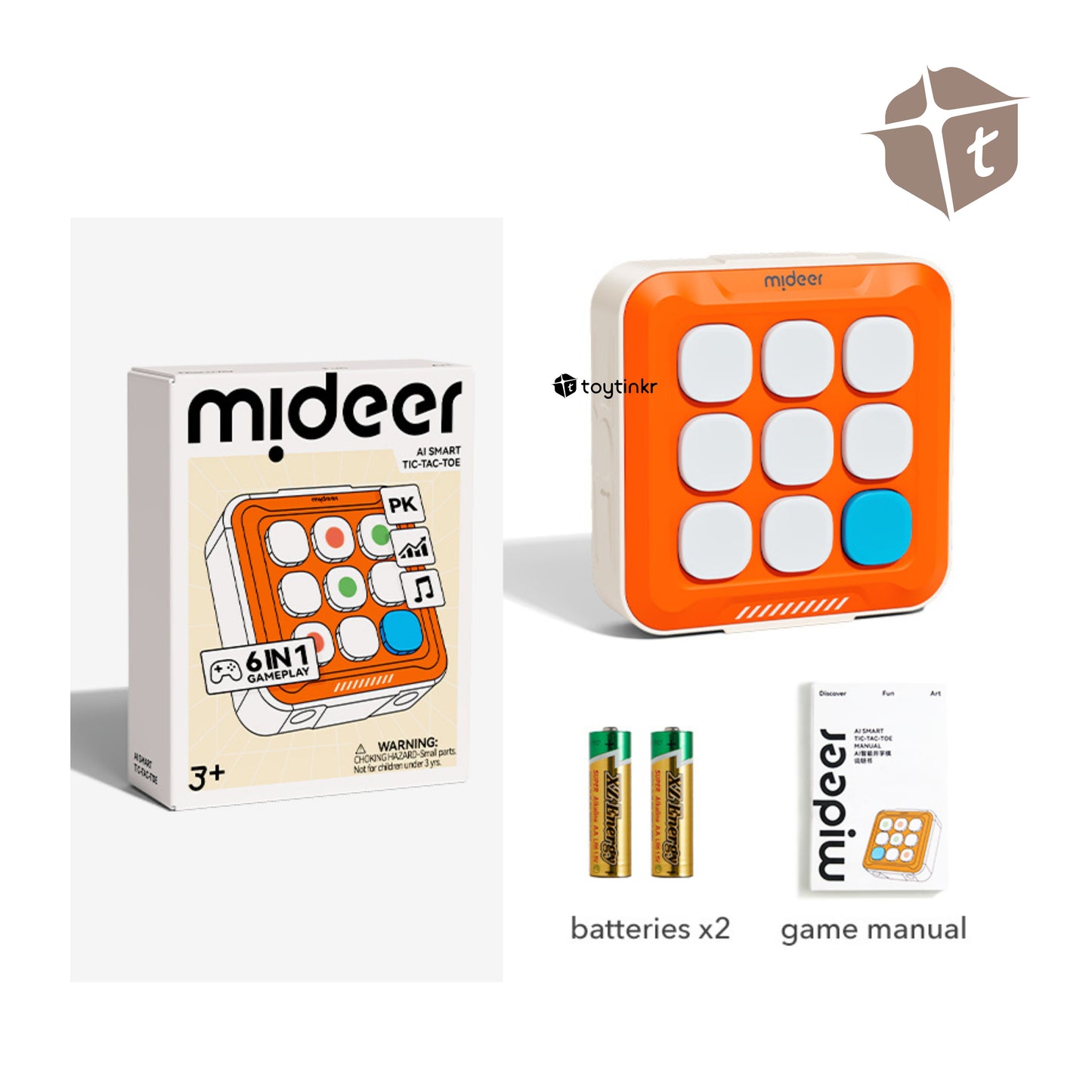 Mideer AI Smart Tic-Tac-Toe (Chinese Ver.) by Toytinkr