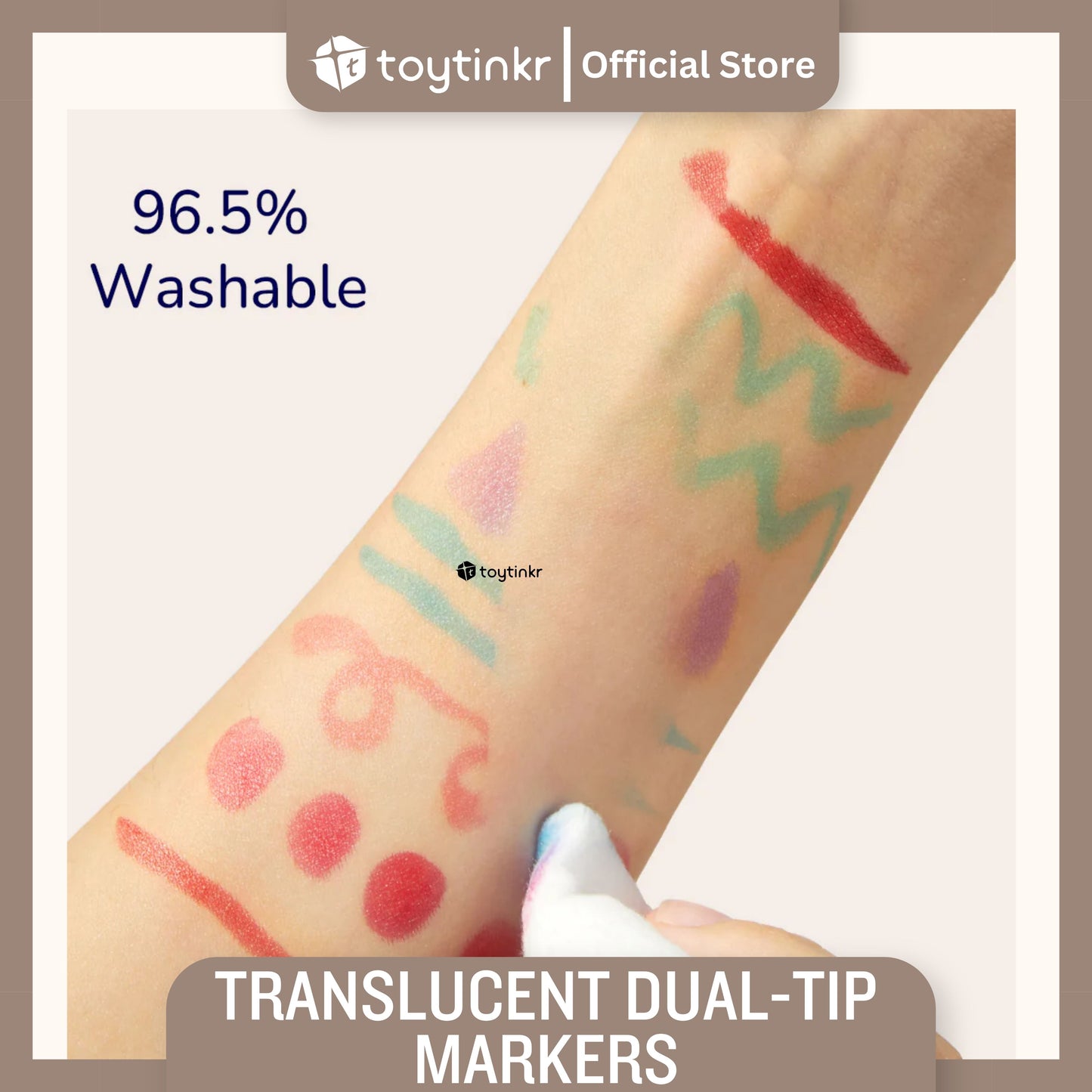 Mideer Translucent Dual Tip Markers by Toytinkr