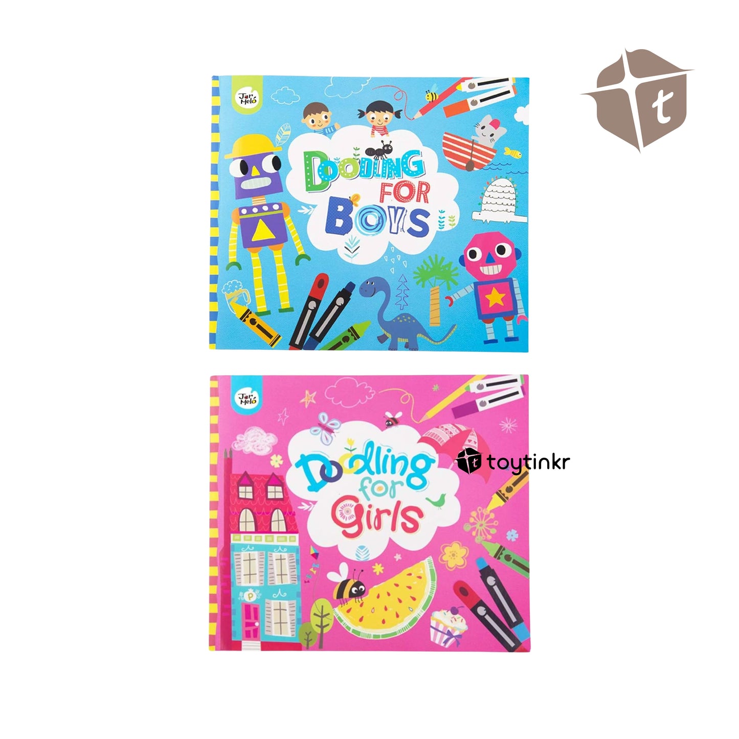 Jar Melo Doodling Book - For Boys by Toytinkr