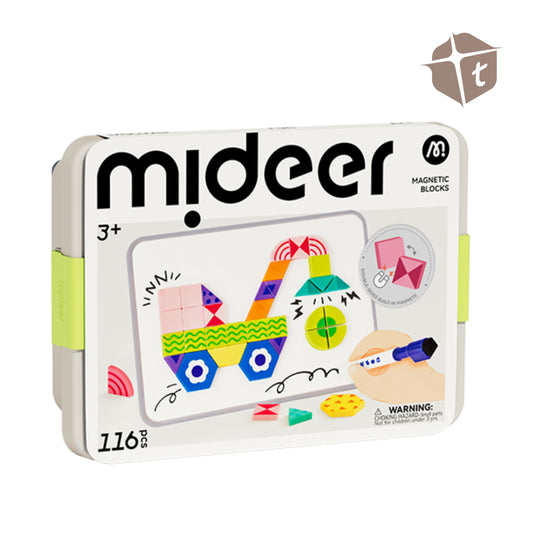 Mideer Magnetic Art Geometric Blocks by Toytinkr