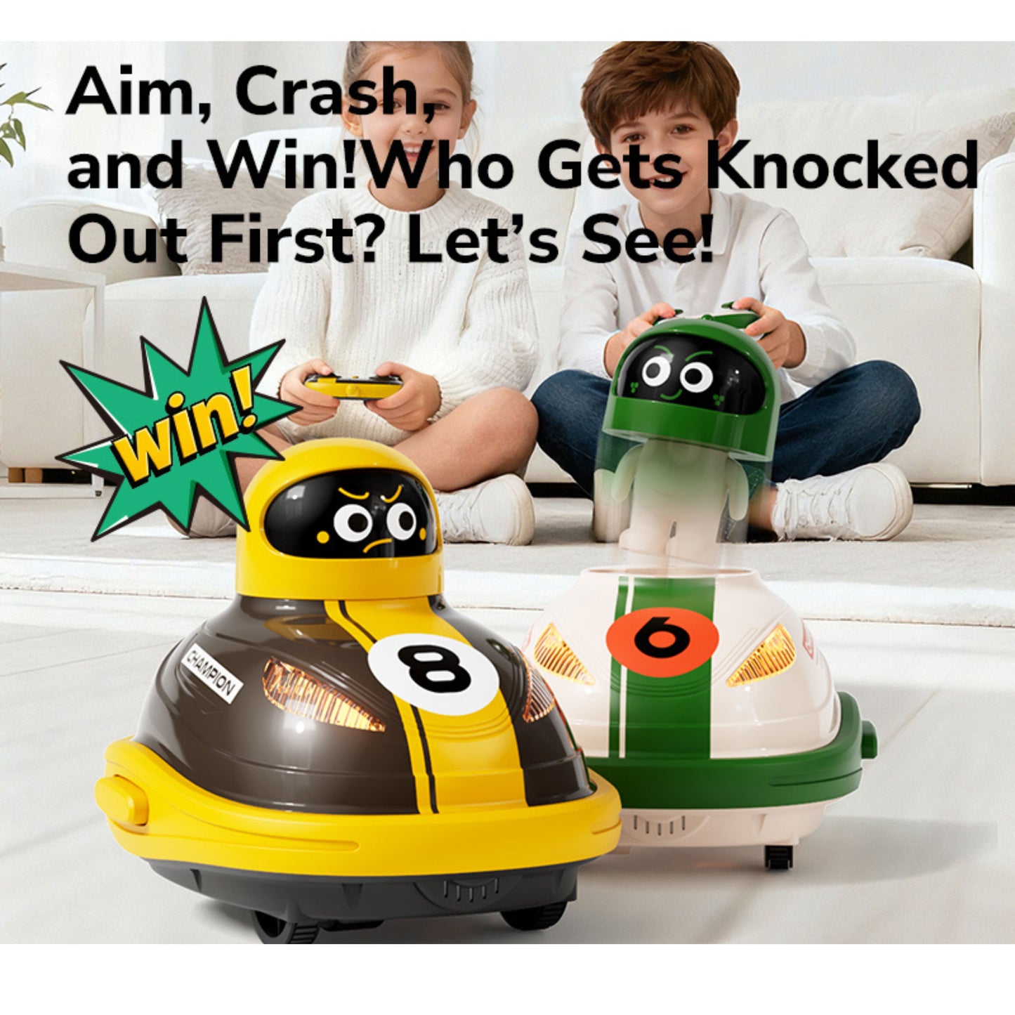 Mideer Dual RC Crash Cars by Toytinkr
