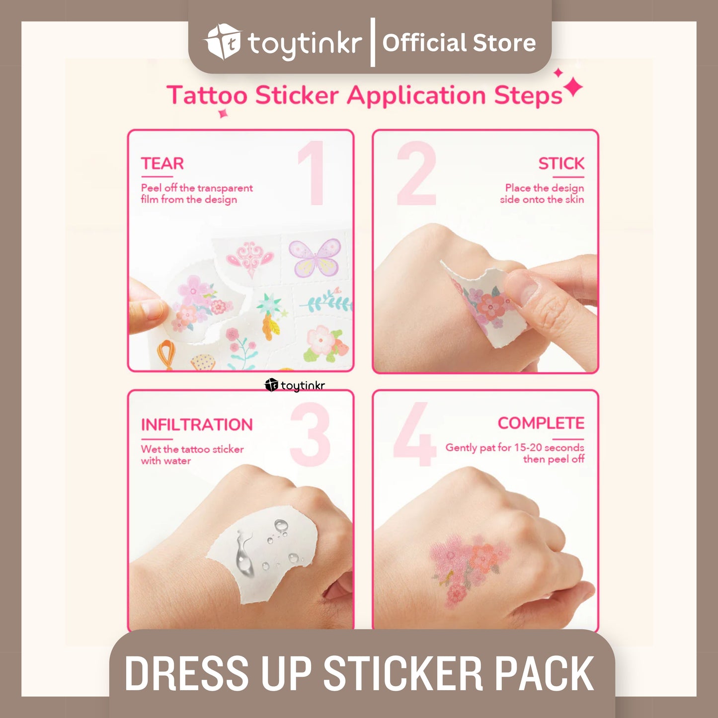 Mideer Dress Up Sticker Pack by Toytinkr