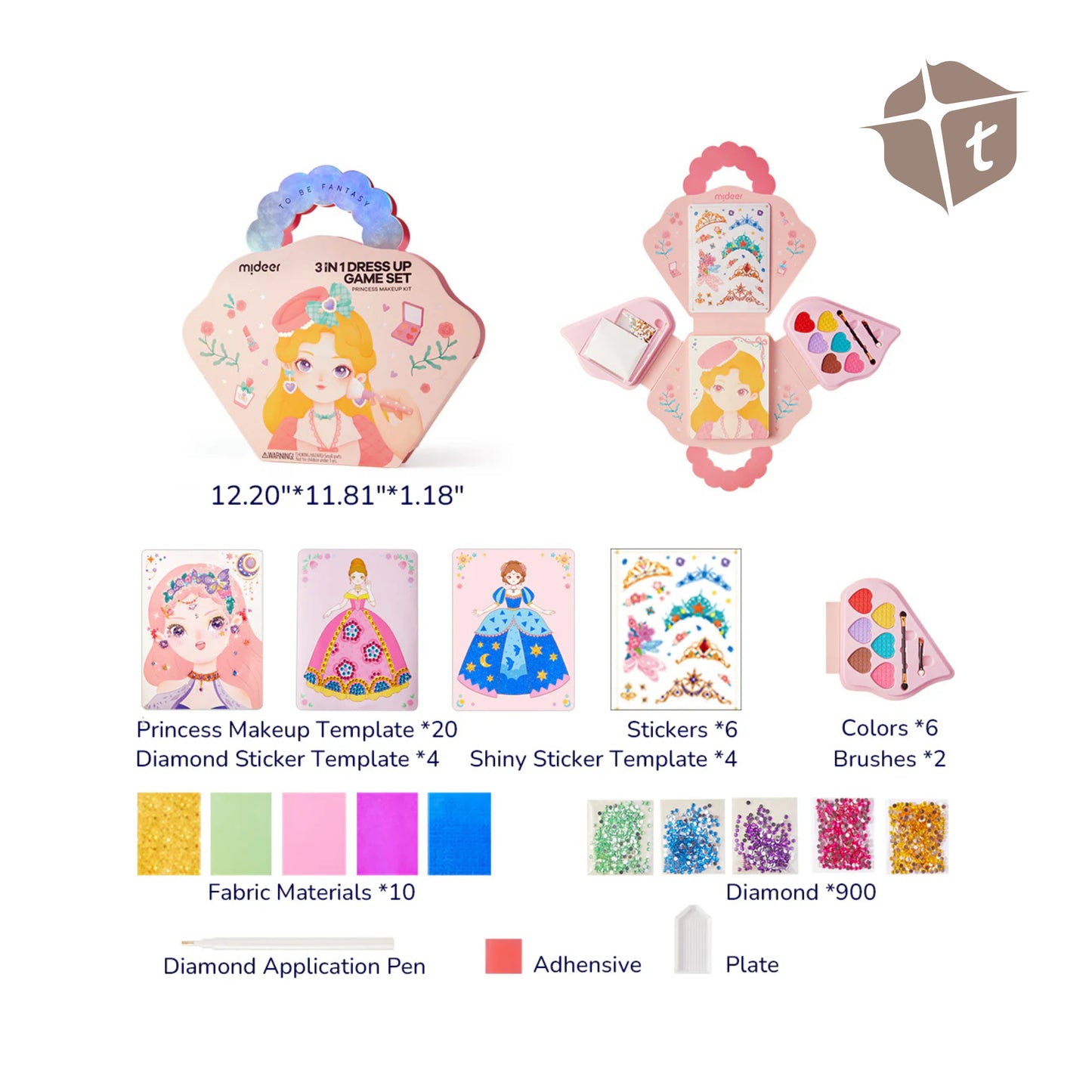 Mideer 3 in 1 Dress Up Game Set by Toytinkr