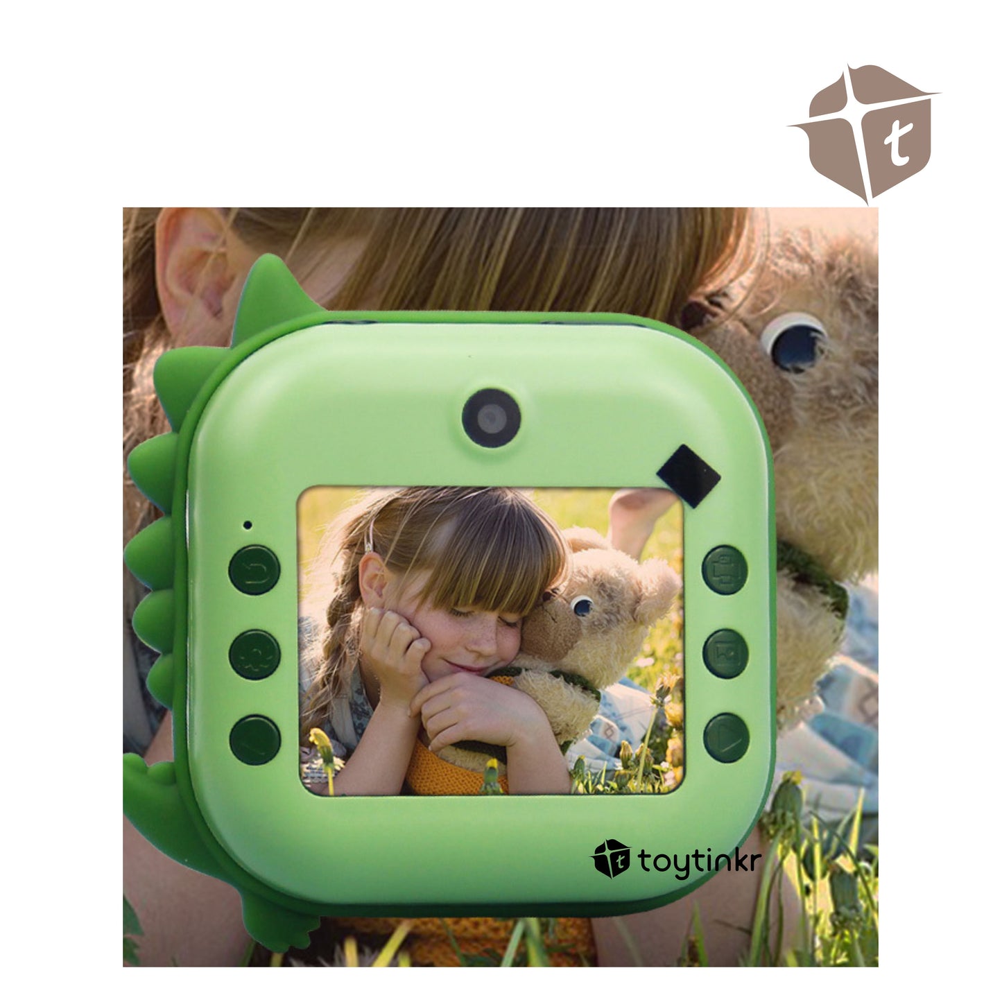 Printing Camera - Green Dino by Toytinkr