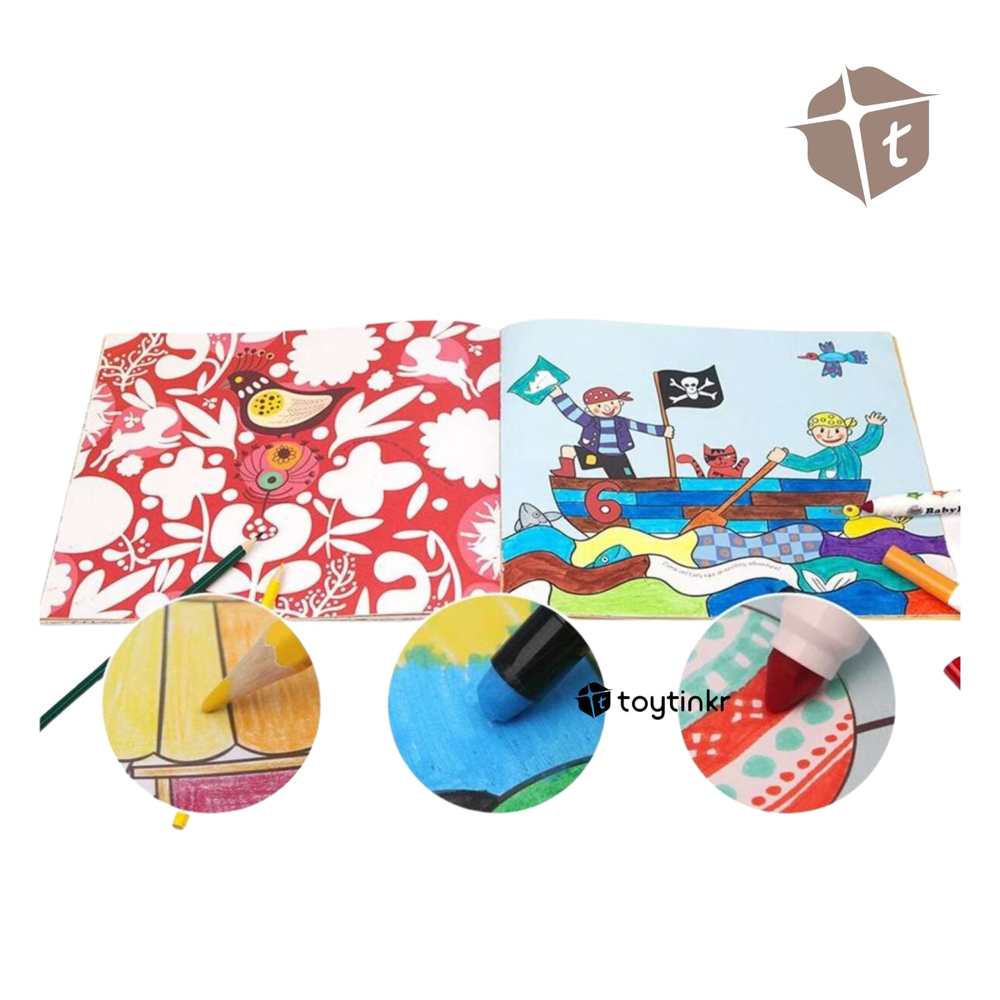 Jar Melo Doodling Book - For Boys by Toytinkr