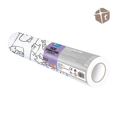 Jar Melo Sticky Coloring Poster - Animals by Toytinkr