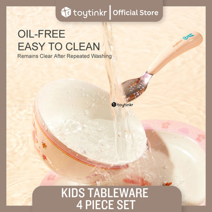 Mideer Kids Tableware 4 Piece Set by Toytinkr
