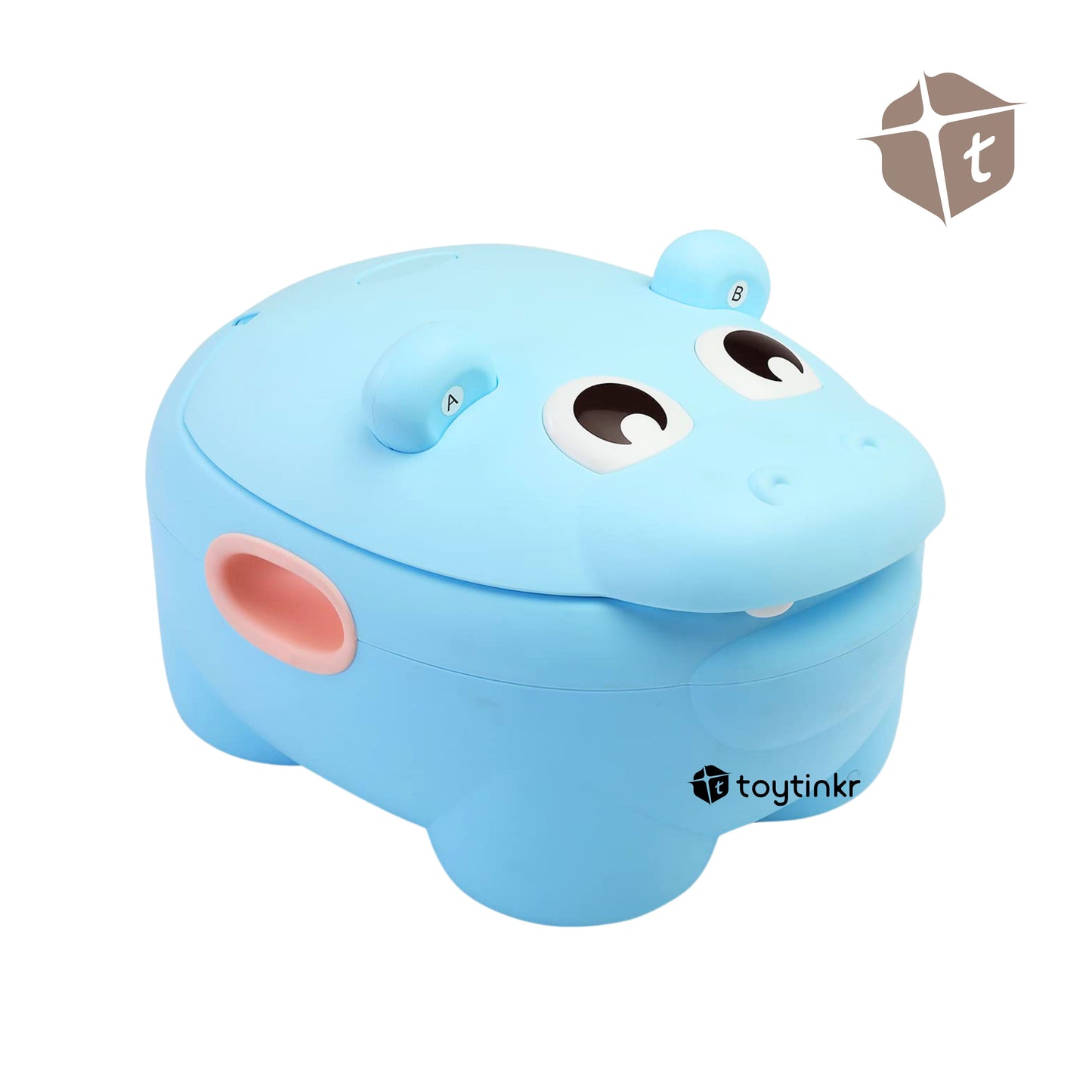 Cute Hippo Potty - Blue by Toytinkr