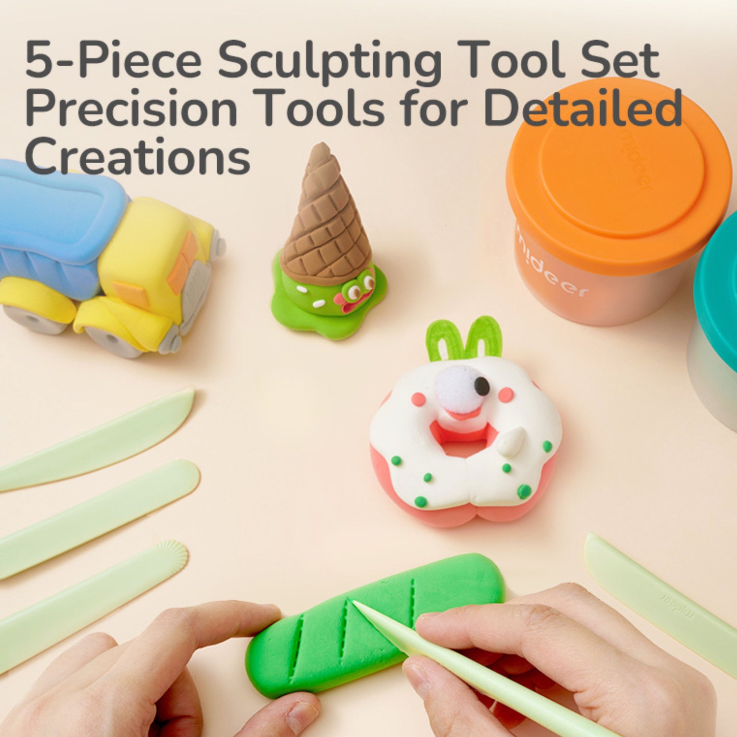 Mideer Air Fun Clay 24 Colors by Toytinkr