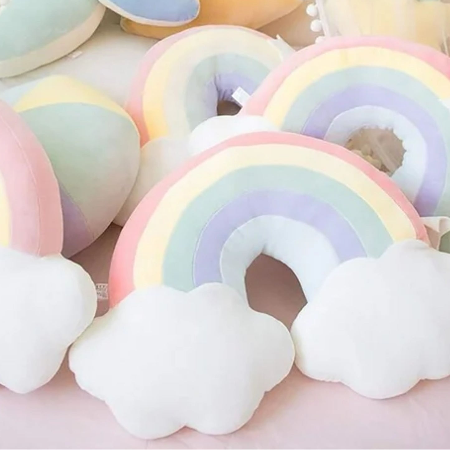 Toytinkr Personalized Rainbow Pillow