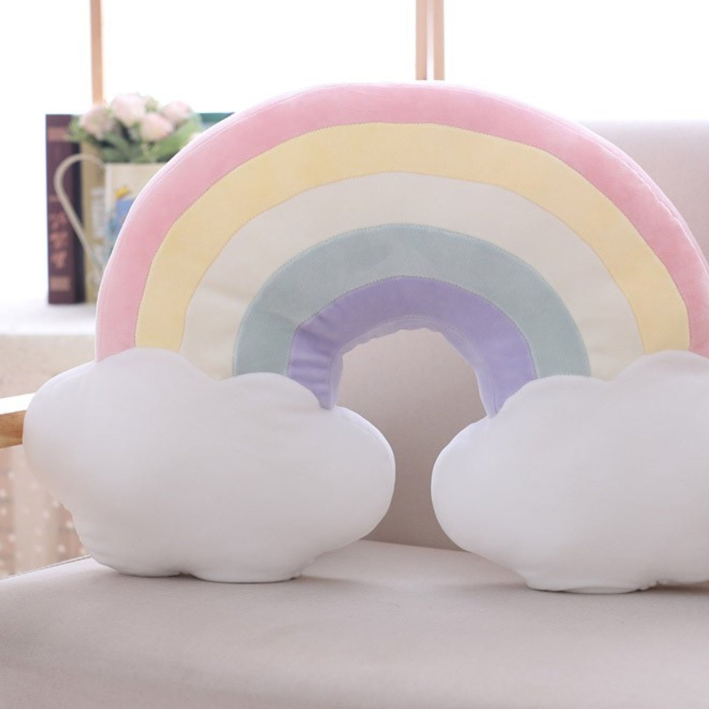 Toytinkr Personalized Rainbow Pillow