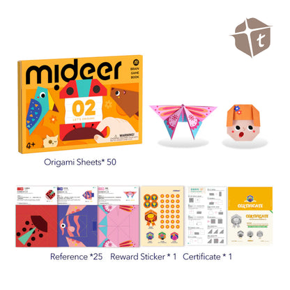 Mideer Origami Paper Folding - Level 2 by Toytinkr