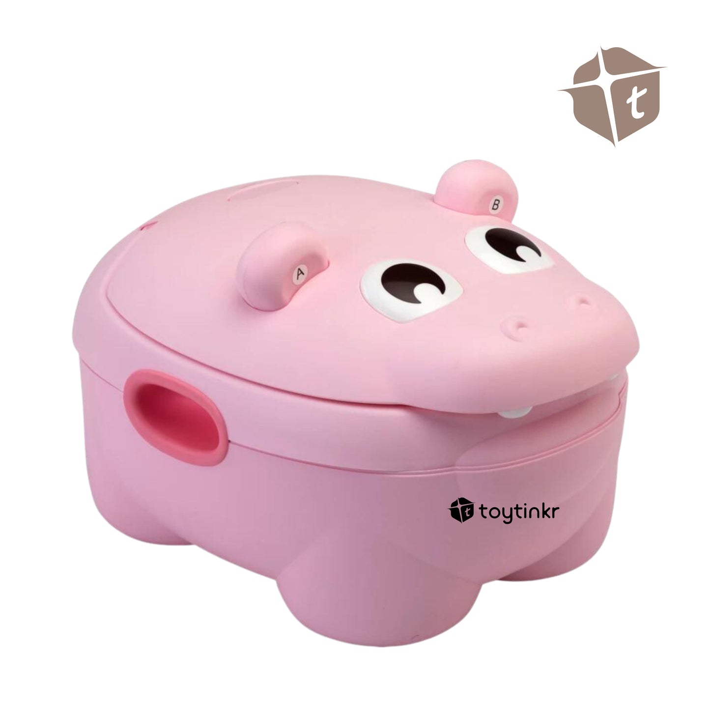 Cute Hippo Potty - Pink by Toytinkr