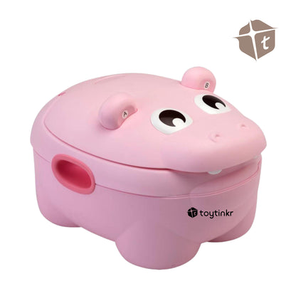 Cute Hippo Potty - Pink by Toytinkr