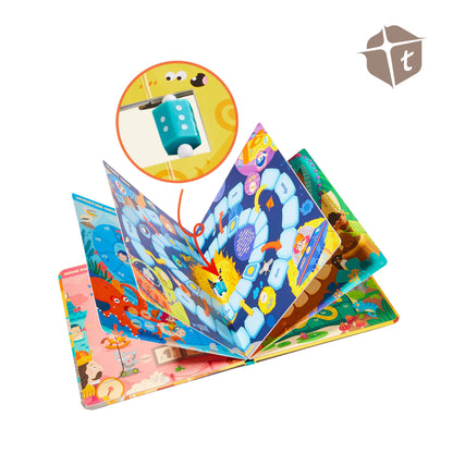 Mideer 6 in 1 Portable Board Game Book by Toytinkr