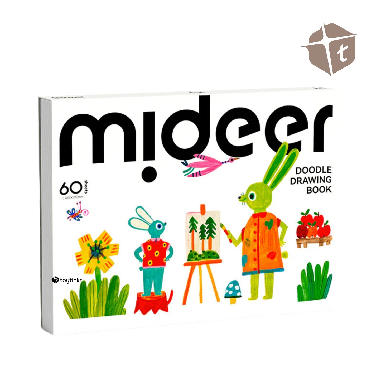 Mideer Doodle Drawing Book 60 Sheets by Toytinkr