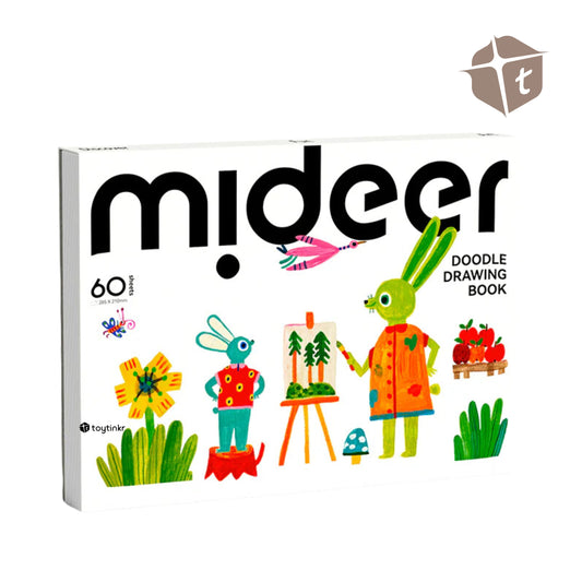 Mideer Doodle Drawing Book 60 Sheets by Toytinkr