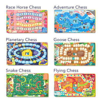 Mideer 6 in 1 Portable Board Game Book by Toytinkr