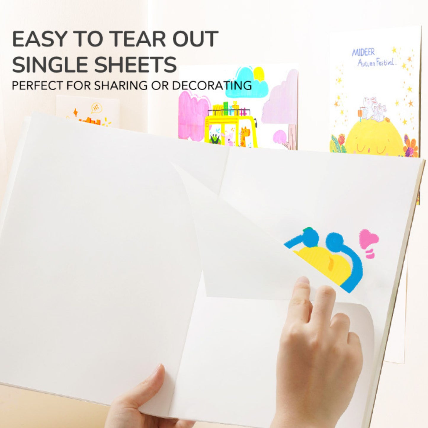 Mideer Doodle Drawing Book 60 Sheets by Toytinkr